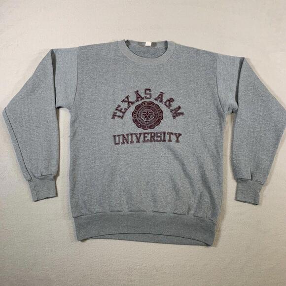 Other - 80s Texas A&M Aggies Sweatshirt Adult Size Small‎ Vintage Crew Neck Football B2